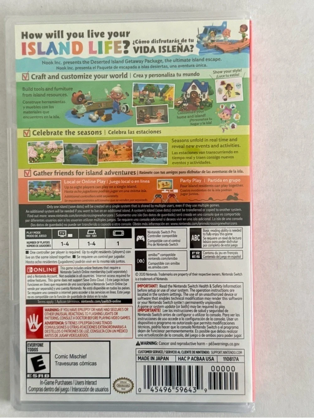 Animal Crossing New Horizons - Nintendo Switch In Original Package
